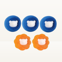 Laundry balls that collect hair