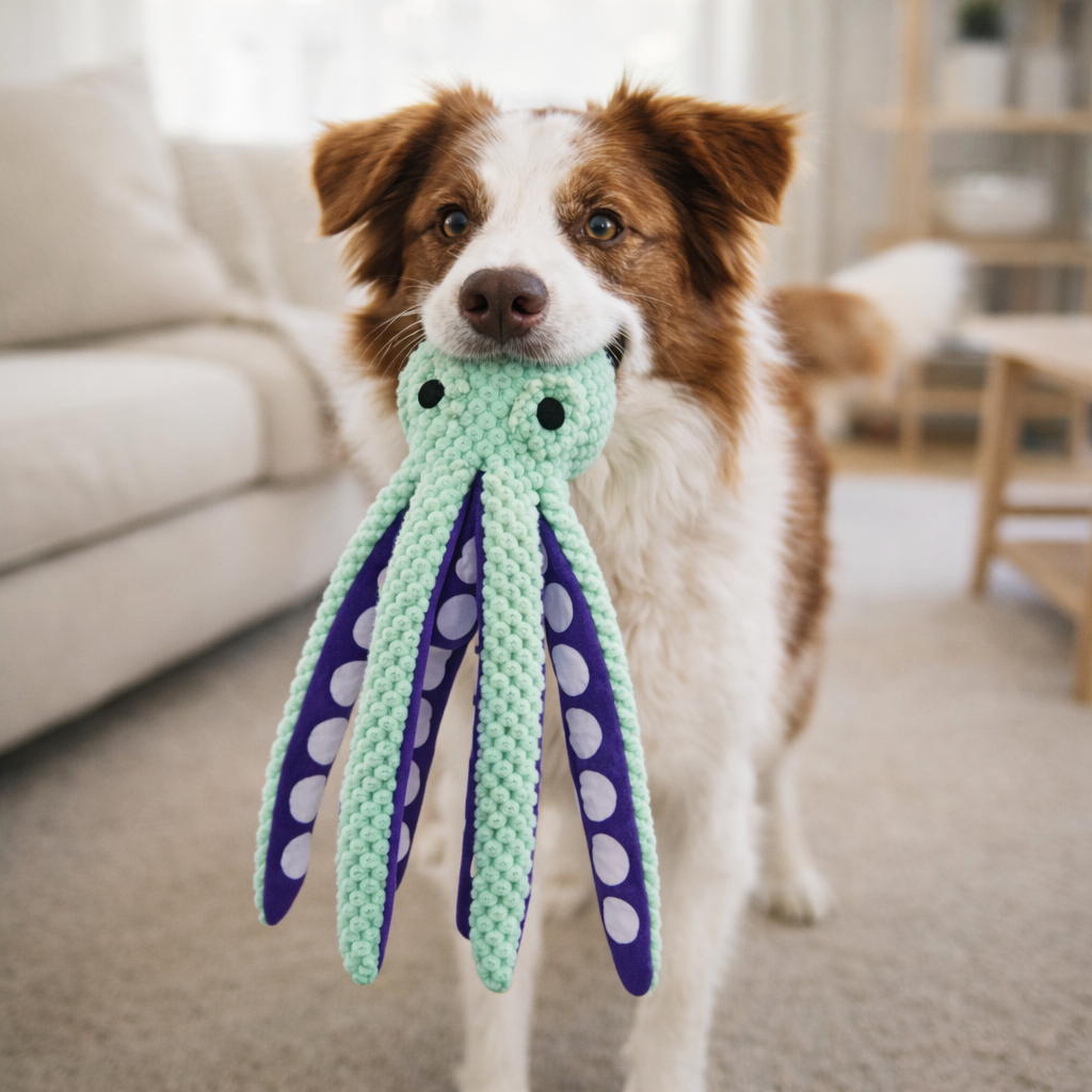 Poulpo'Fun – Jouet en peluche