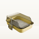 Semi-Closed Litter Box