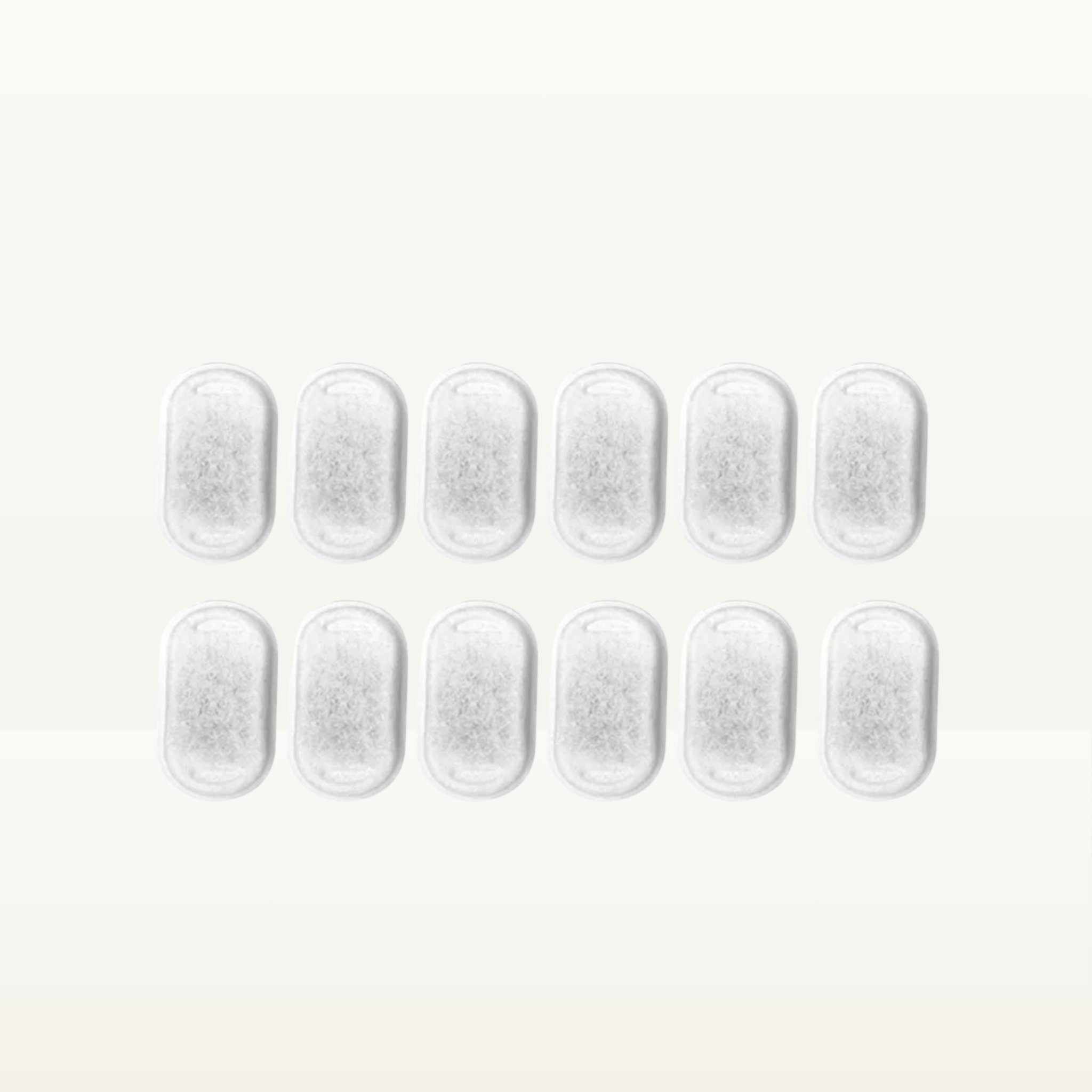Lot de 12 filtres pour fontaine à eau en acier inoxydable