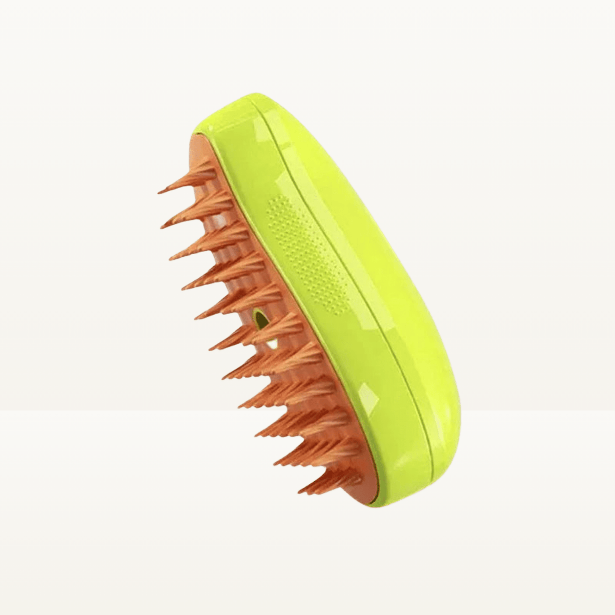 Brosse brumisante verte pour chien et chat