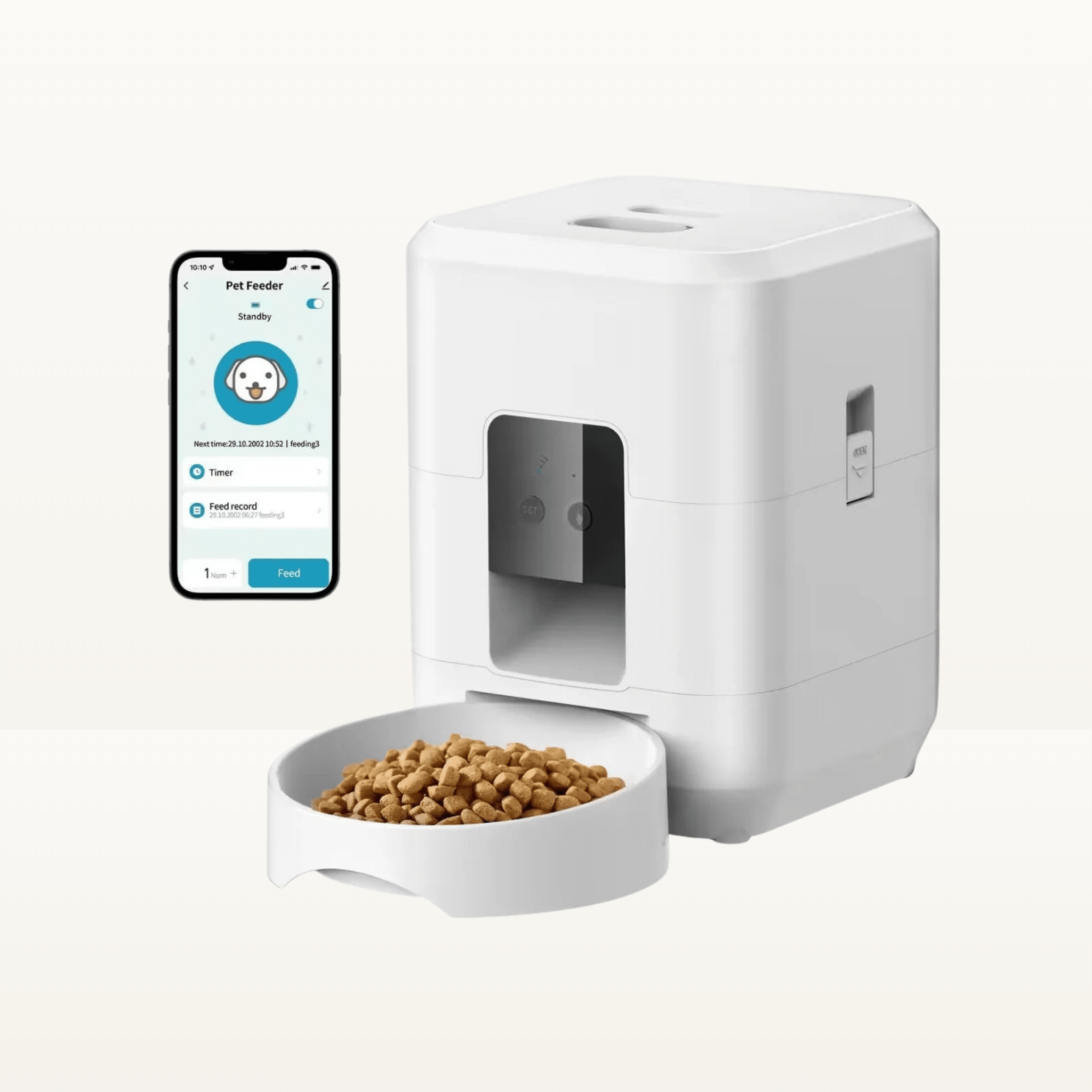 Distributeur Automatique de Croquettes Programmable pour Chien et Chat - Animalyo