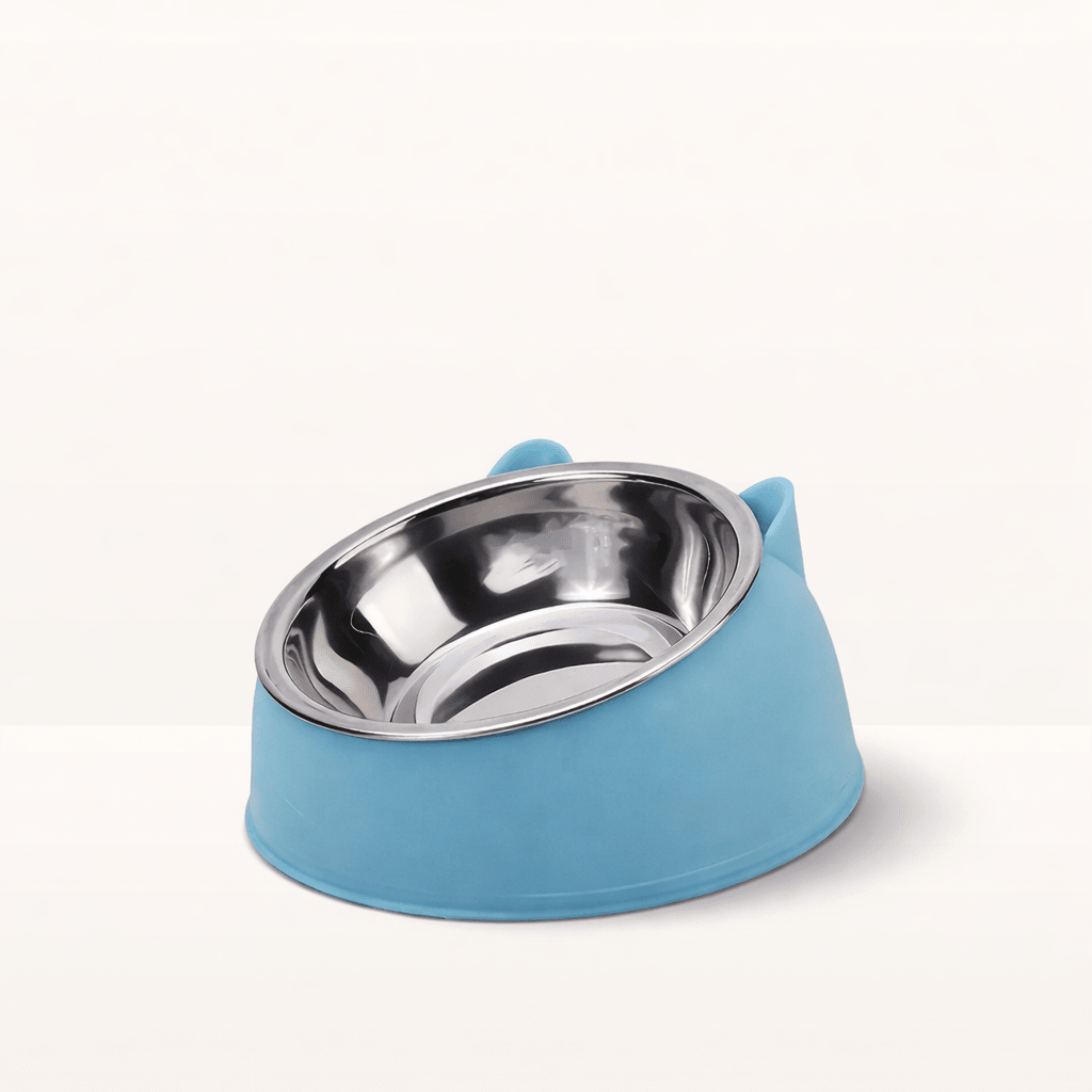 Gamelle Inclinée en Acier Inoxydable - Animalyo